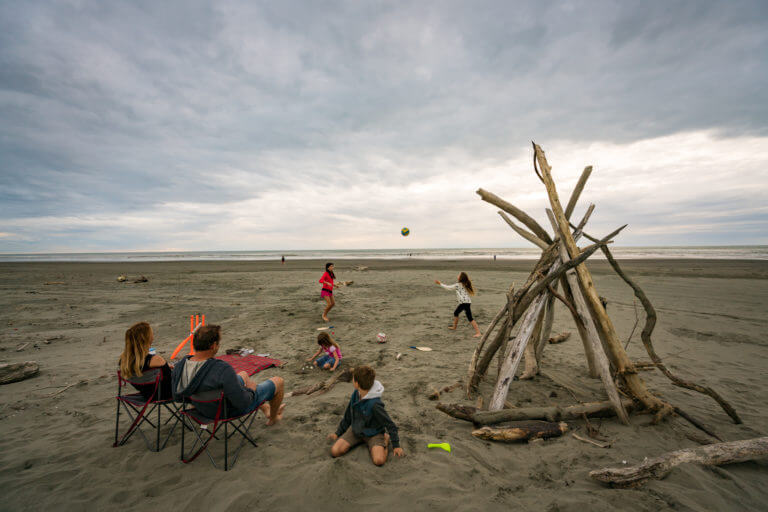 Himatangi Beach on the West Coast